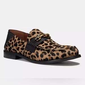 Coach leopard Putnam loafer slip on